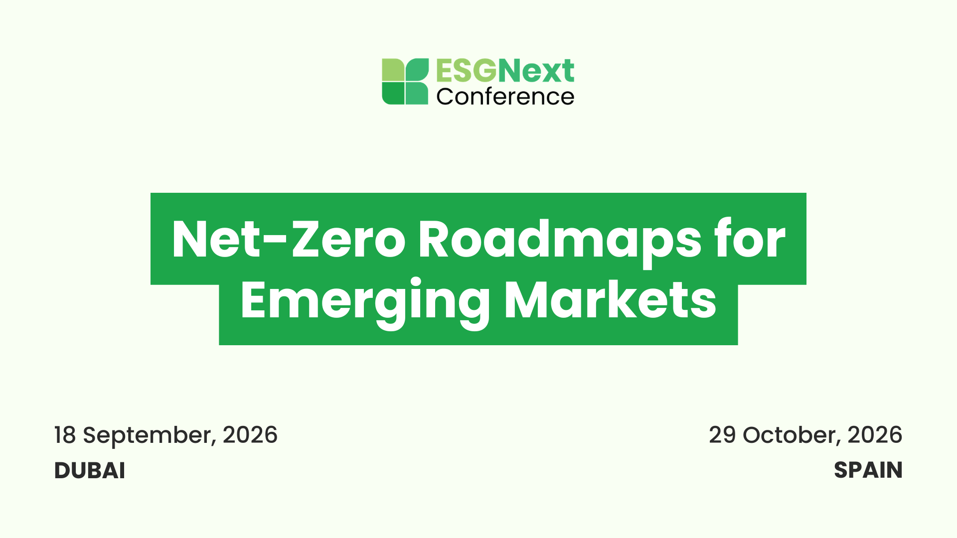 Net-Zero Roadmaps for Emerging Markets