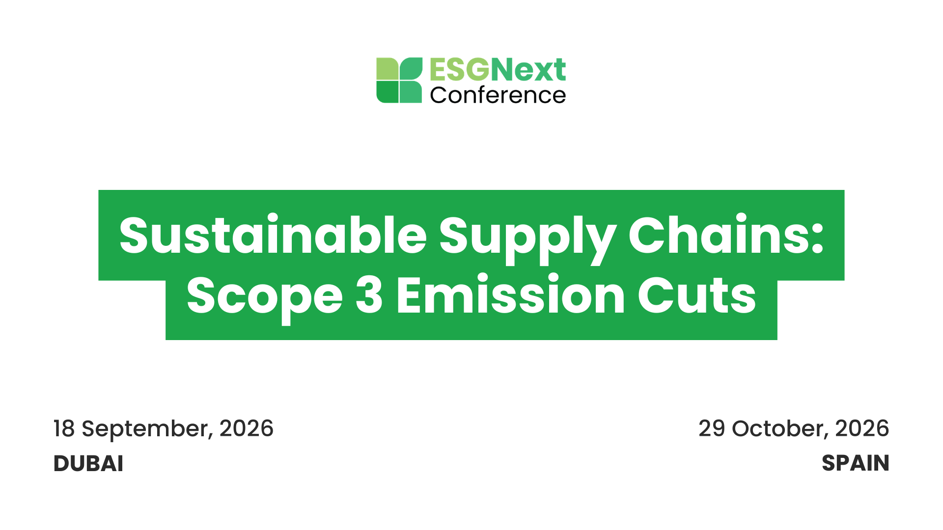 Sustainable Supply Chains: Scope 3 Emission Cuts