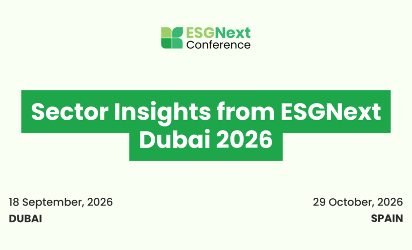 Sector Insights from ESGNext Dubai 2026