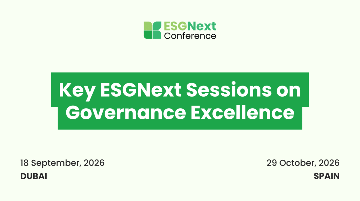 Key ESGNext Sessions on Governance Excellence