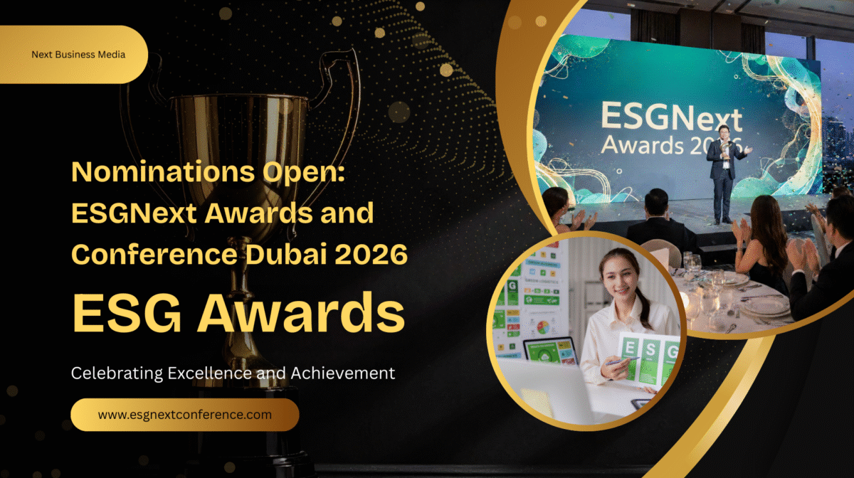 ESG Awards to nominate for - Nominations Open: ESGNext Awards and Conference Dubai 2026